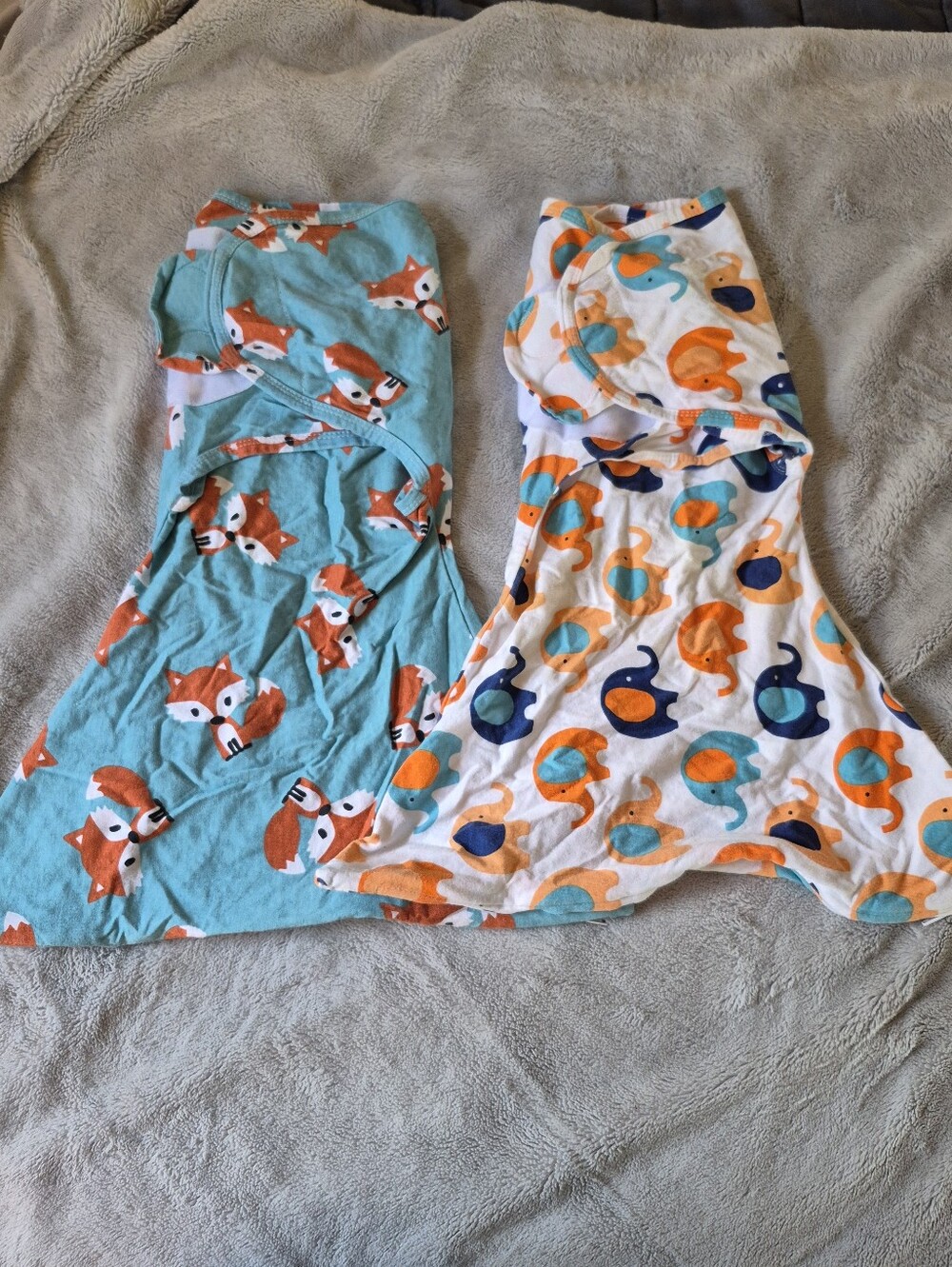 Two Zippy Swaddle Bundle By Sleeping Baby Size M/L
